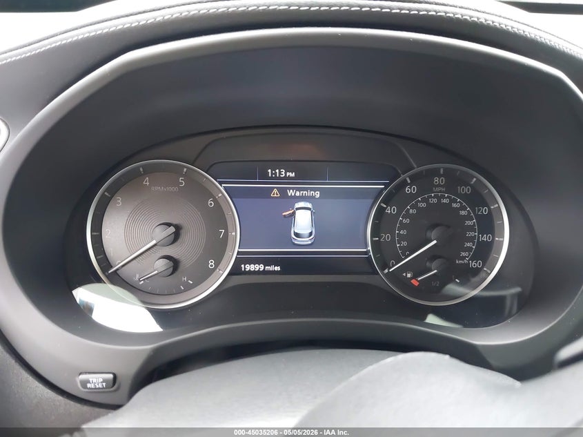 2025 Infiniti Qx50 VIN 3PCAJ5BB7SF101988 IAAI salvage auction — FRONT END, Salvage Title, sold $9,025 on 2026-07-22 (photo 7)