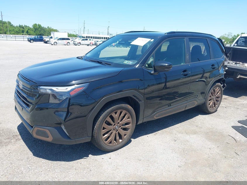 2025 Subaru Forester VIN JF2SLDHC0SH438058 IAAI salvage auction — REAR END, Salvage Title, sold $7,300 on 2026-08-24 (photo 2)