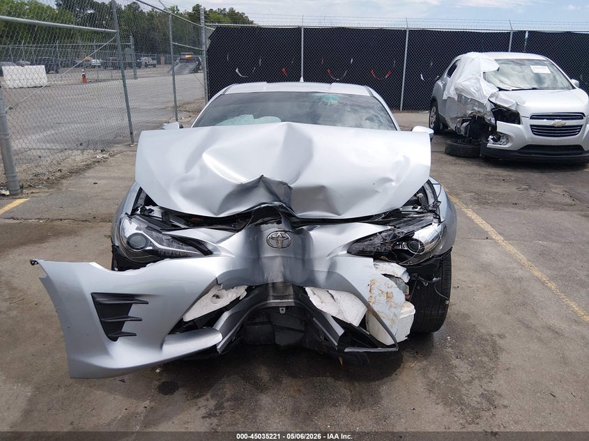 2017 Toyota Gt86 VIN JF1ZNAA16H8710979 IAAI salvage auction — FRONT END, Salvage (South Carolina), sold $475 on 2026-07-29 (photo 6)