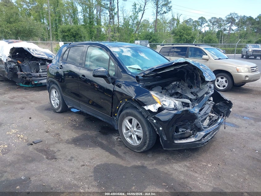2022 Chevrolet Trax VIN KL7CJKSM5NB544248 IAAI salvage auction — FRONT END, Certificate Of Destruction (Florida), sold $1,000 on 2026-07-07 (photo 1)