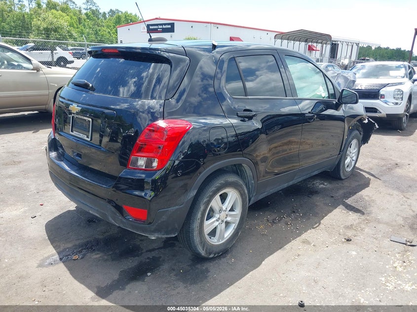 2022 Chevrolet Trax VIN KL7CJKSM5NB544248 IAAI salvage auction — FRONT END, Certificate Of Destruction (Florida), sold $1,000 on 2026-07-07 (photo 4)