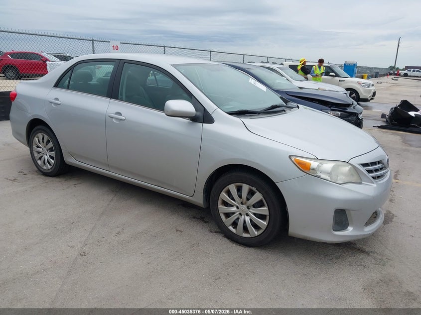 2013 Toyota Corolla VIN 5YFBU4EE9DP204428 IAAI salvage auction — LEFT FRONT, Original (Texas), sold $3,950 on 2026-07-09 (photo 1)