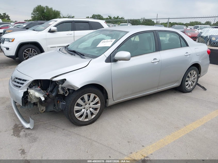 2013 Toyota Corolla VIN 5YFBU4EE9DP204428 IAAI salvage auction — LEFT FRONT, Original (Texas), sold $3,950 on 2026-07-09 (photo 2)