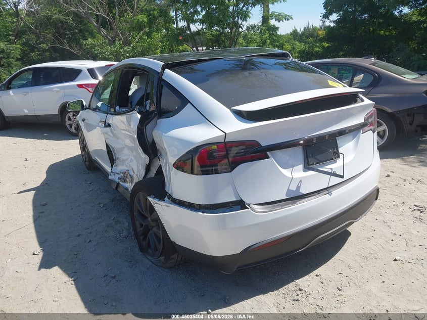 2025 Tesla Model x VIN 7SAXCBE54SF466950 IAAI salvage auction — REAR END, Salvage (Georgia), sold $24,025 on 2026-07-16 (photo 3)