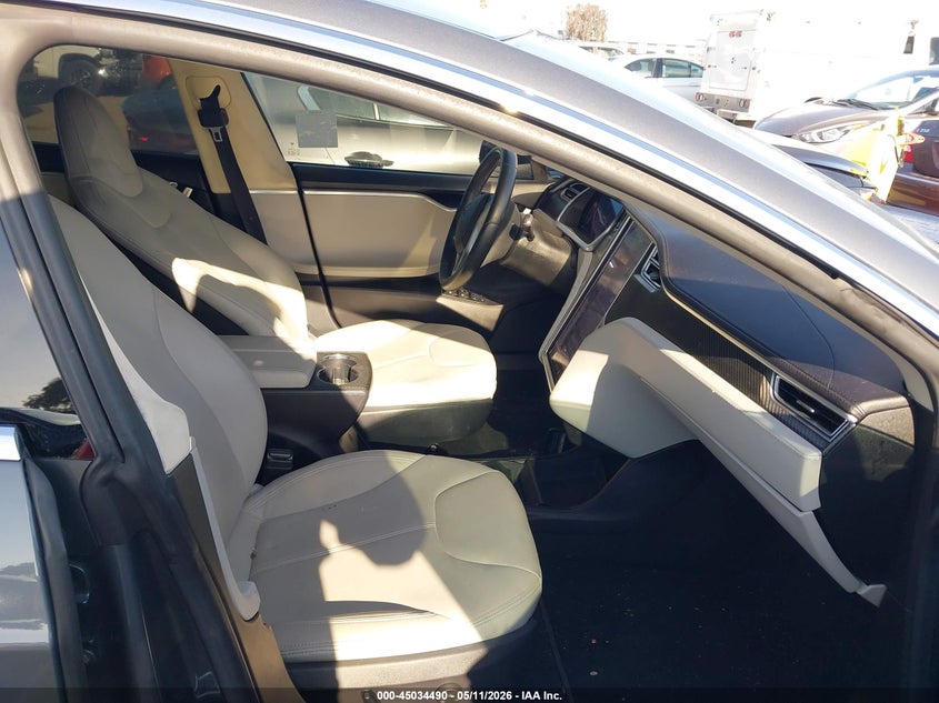 2013 Tesla Model s VIN 5YJSA1CN0DFP20439 IAAI salvage auction — LEFT REAR, Salvage (California), sold $2,600 on 2026-07-13 (photo 5)