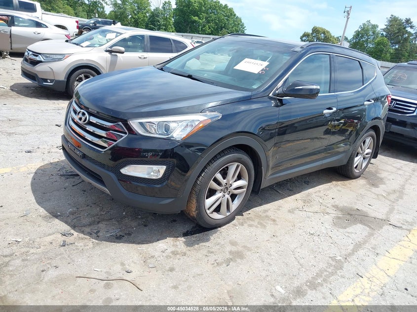 2016 Hyundai Santa fe VIN 5XYZW4LA7GG309650 IAAI salvage auction — RIGHT SIDE, Salvage (Georgia), sold $3,350 on 2026-07-08 (photo 2)