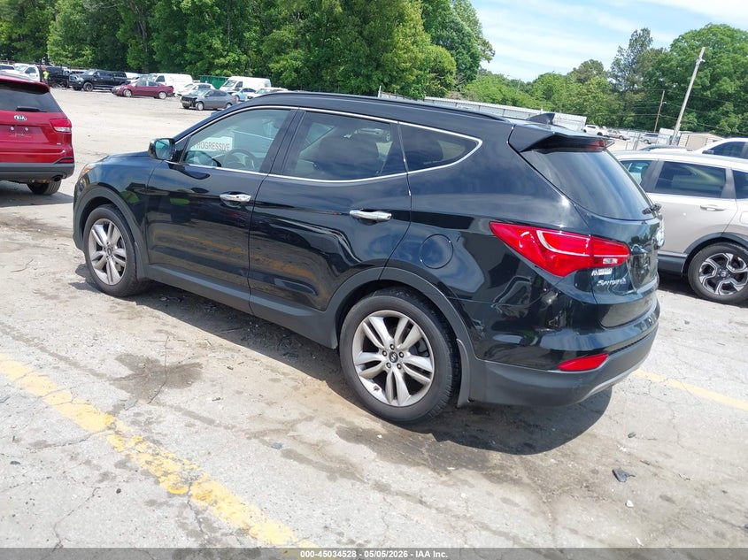 2016 Hyundai Santa fe VIN 5XYZW4LA7GG309650 IAAI salvage auction — RIGHT SIDE, Salvage (Georgia), sold $3,350 on 2026-07-08 (photo 3)