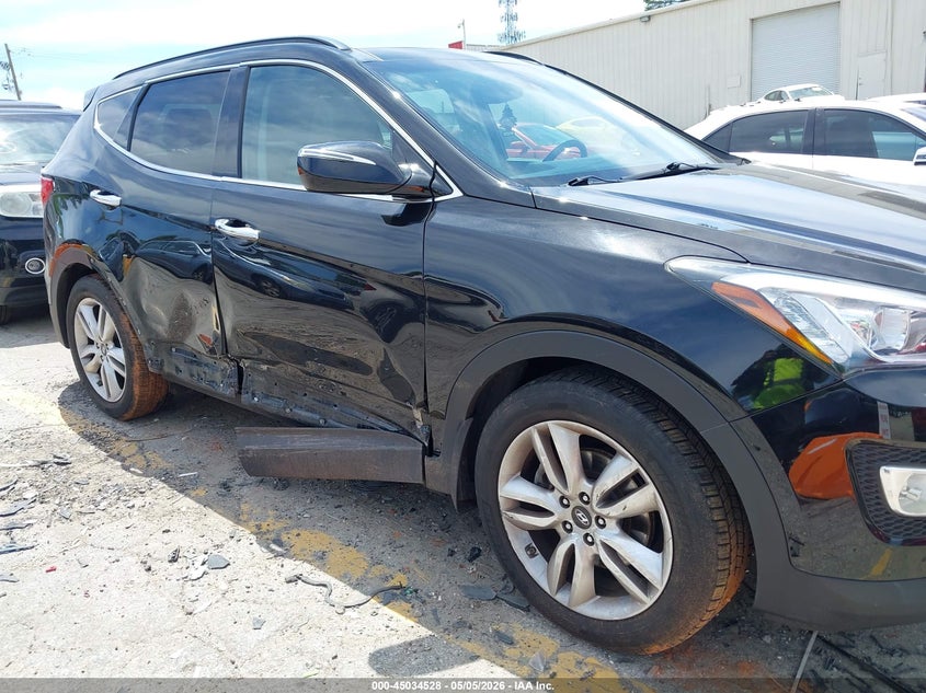2016 Hyundai Santa fe VIN 5XYZW4LA7GG309650 IAAI salvage auction — RIGHT SIDE, Salvage (Georgia), sold $3,350 on 2026-07-08 (photo 6)