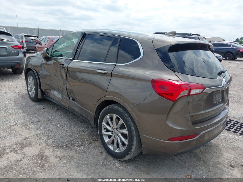2019 Buick Envision VIN LRBFXCSA1KD018739 IAAI salvage auction — LEFT SIDE, Original (Texas), sold $3,250 on 2026-07-09 (photo 3)