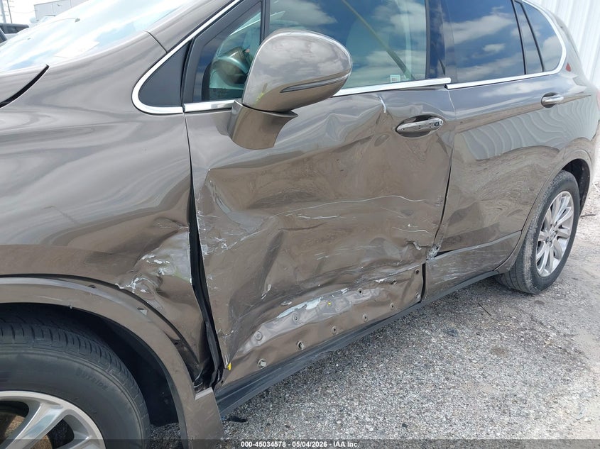 2019 Buick Envision VIN LRBFXCSA1KD018739 IAAI salvage auction — LEFT SIDE, Original (Texas), sold $3,250 on 2026-07-09 (photo 6)