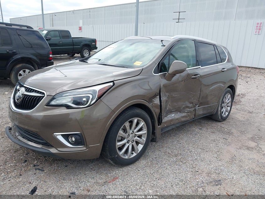 2019 Buick Envision VIN LRBFXCSA1KD018739 IAAI salvage auction — LEFT SIDE, Original (Texas), sold $3,250 on 2026-07-09 (photo 2)