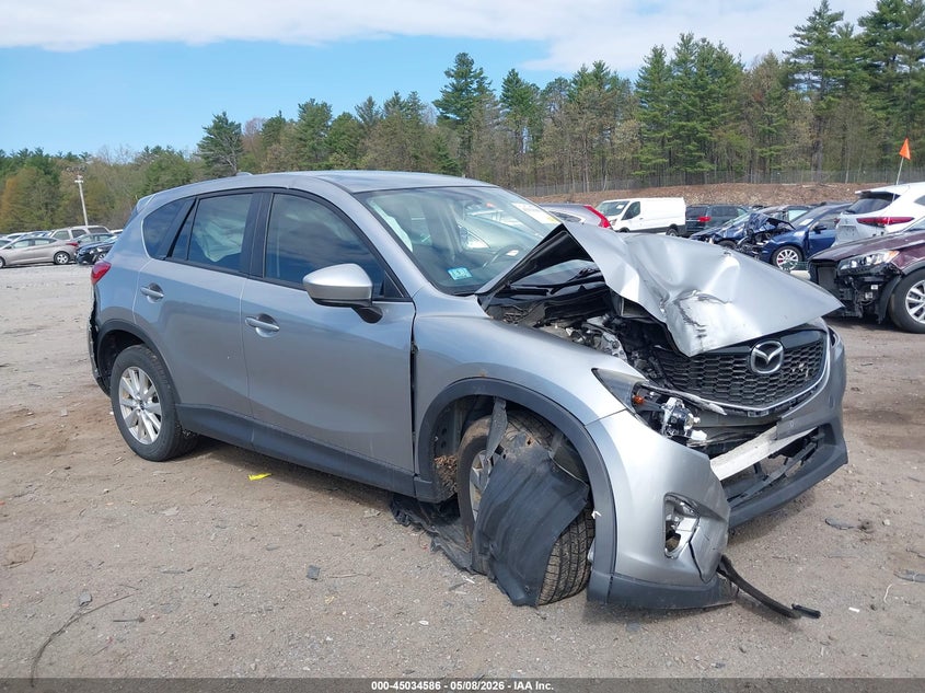 2014 Mazda Cx-5 VIN JM3KE4BE9E0320393 IAAI salvage auction — FRONT END, Salvage (Massachusetts), sold $400 on 2026-07-17 (photo 1)