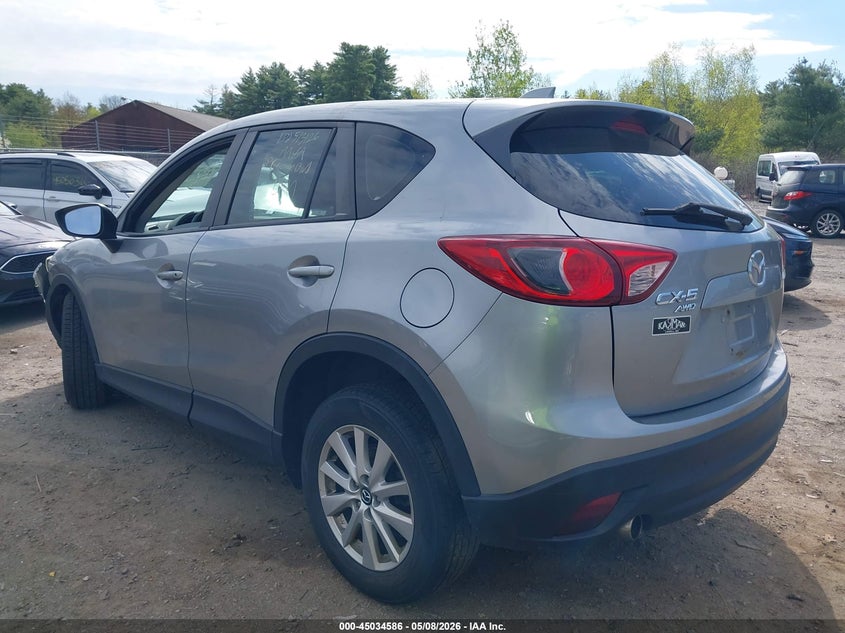 2014 Mazda Cx-5 VIN JM3KE4BE9E0320393 IAAI salvage auction — FRONT END, Salvage (Massachusetts), sold $400 on 2026-07-17 (photo 3)