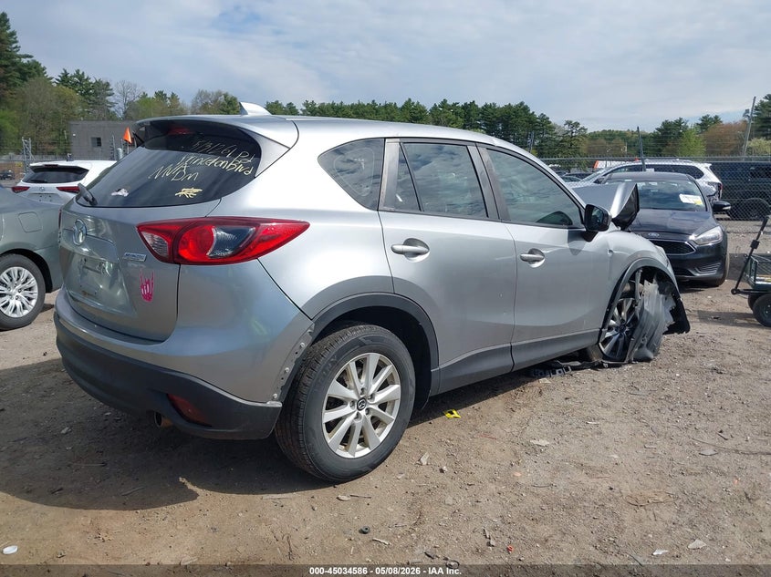 2014 Mazda Cx-5 VIN JM3KE4BE9E0320393 IAAI salvage auction — FRONT END, Salvage (Massachusetts), sold $400 on 2026-07-17 (photo 4)