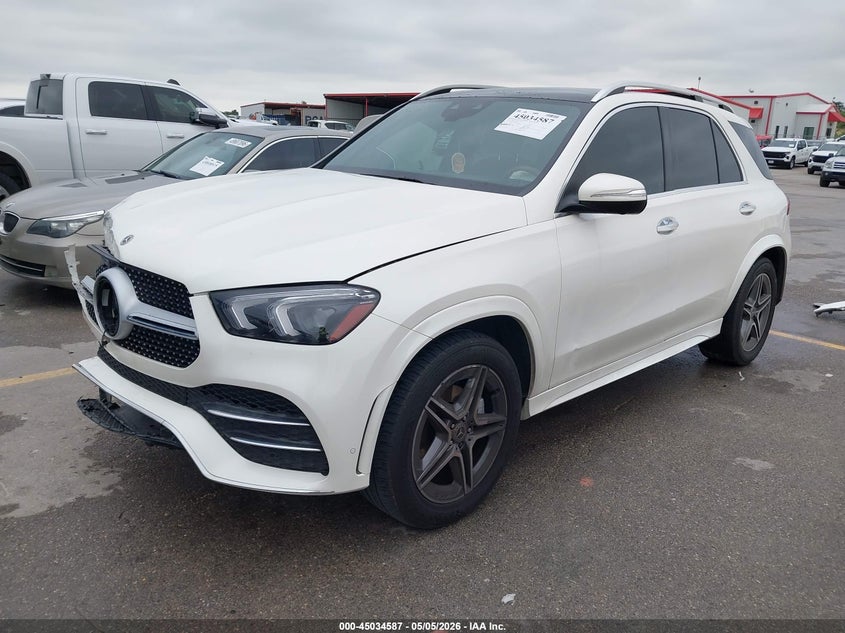 2022 Mercedes-benz Gle VIN 4JGFB4JB0NA808518 IAAI salvage auction — FRONT END, Original (Texas), sold $23,000 on 2026-07-30 (photo 2)