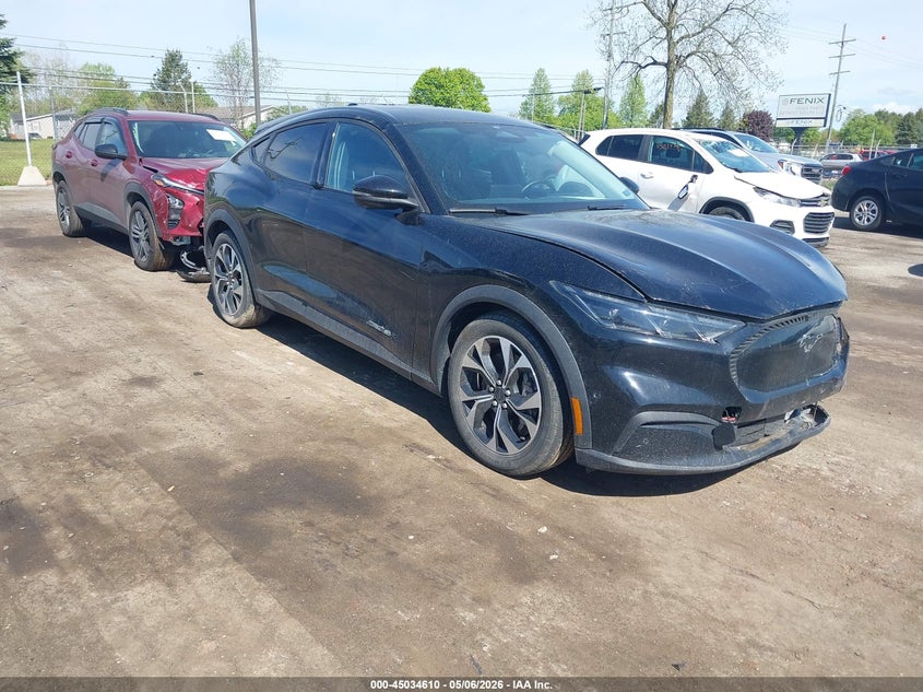 2024 Ford Mustang mach-e VIN 3FMTK1SU0RMA12281 IAAI salvage auction — LEFT FRONT, Salvage (Michigan), sold $8,800 on 2026-07-23 (photo 1)