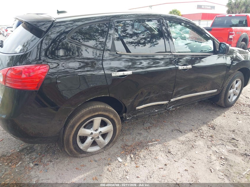 2012 Nissan Rogue VIN JN8AS5MT1CW276578 IAAI salvage auction — RIGHT SIDE, Rebuildable (Florida), sold $250 on 2026-07-15 (photo 6)