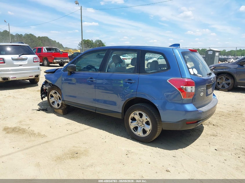 2016 Subaru Forester VIN JF2SJAAC1GH503389 IAAI salvage auction — FRONT END, Salvage (Georgia), sold $875 on 2026-07-09 (photo 3)