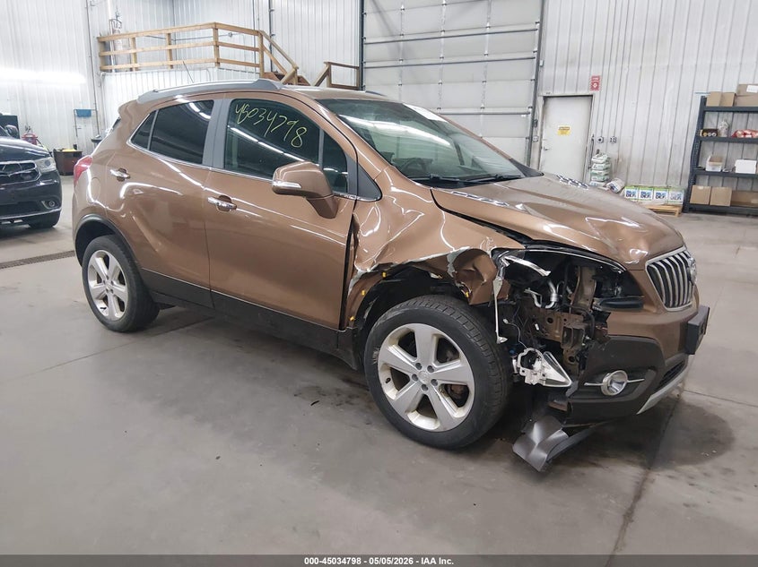 2016 Buick Encore VIN KL4CJFSB7GB675638 IAAI salvage auction — RIGHT FRONT, Salvage (Minnesota), sold $925 on 2026-07-09 (photo 1)