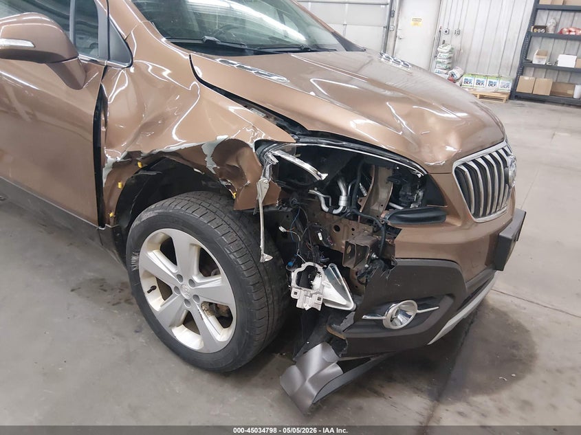 2016 Buick Encore VIN KL4CJFSB7GB675638 IAAI salvage auction — RIGHT FRONT, Salvage (Minnesota), sold $925 on 2026-07-09 (photo 6)