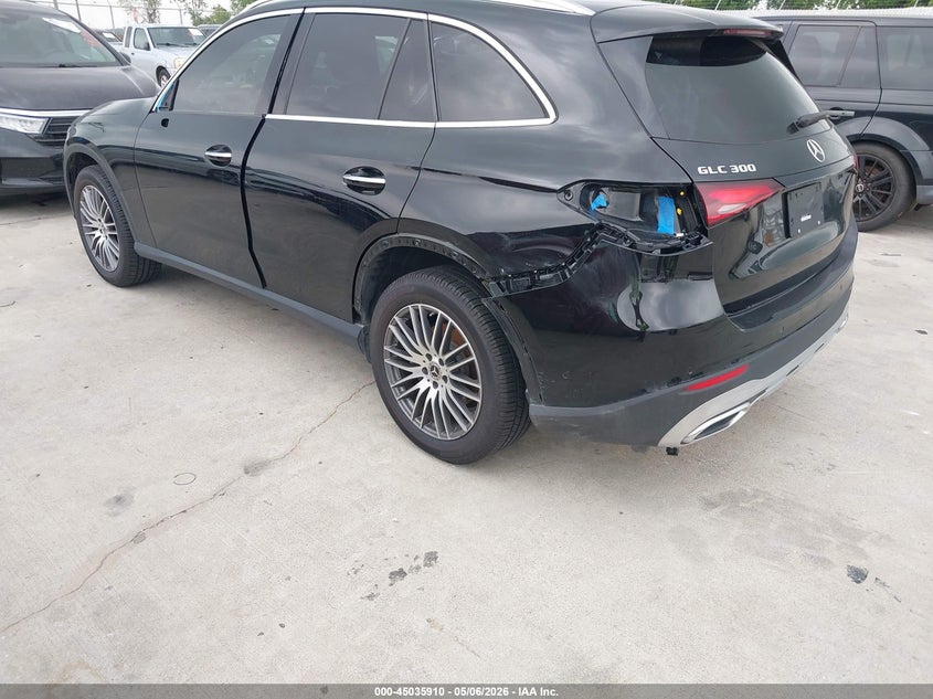 2024 Mercedes-benz Glc VIN W1NKM4GB0RF120895 IAAI salvage auction — REAR END, Original (Texas), sold $27,500 on 2026-08-01 (photo 3)