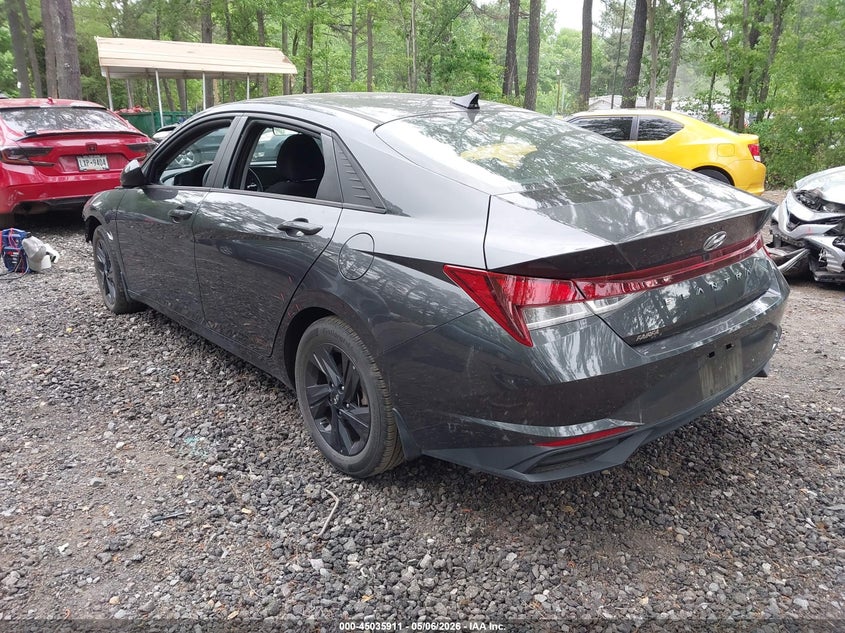 2022 Hyundai Elantra VIN 5NPLM4AG1NH055989 IAAI salvage auction — FRONT END, Salvage (Virginia), sold $3,550 on 2026-07-07 (photo 3)