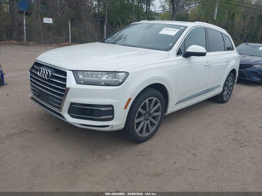 2018 Audi Q7 VIN WA1LAAF71JD029063 IAAI salvage auction — REAR END, Salvage (Massachusetts), sold $6,650 on 2026-07-21 (photo 2)