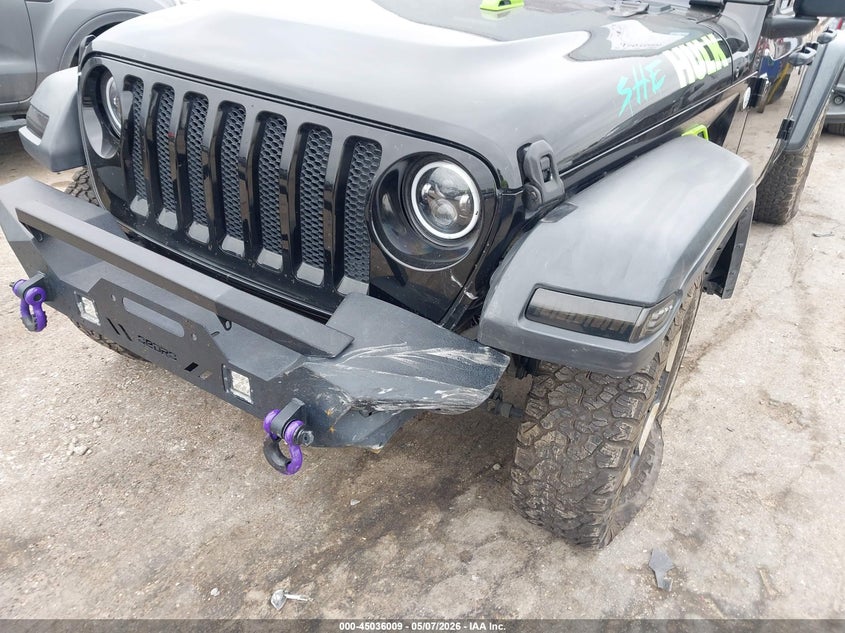 2018 Jeep Wrangler / VIN 1C4HJXDG6JW267819 IAAI salvage auction — LEFT FRONT, Salvage (Texas), sold $7,600 on 2026-07-24 (photo 6)