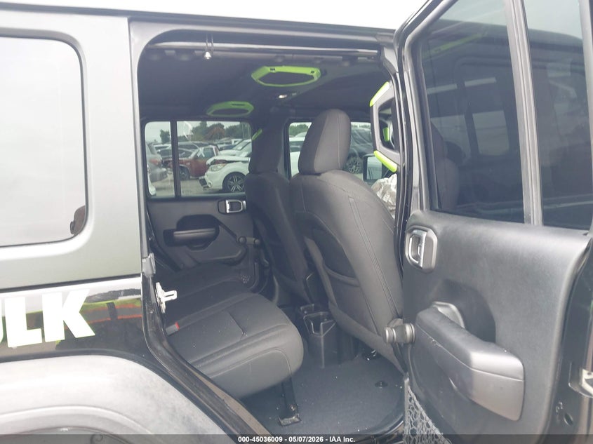 2018 Jeep Wrangler / VIN 1C4HJXDG6JW267819 IAAI salvage auction — LEFT FRONT, Salvage (Texas), sold $7,600 on 2026-07-24 (photo 8)
