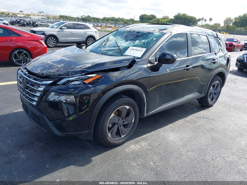 2025 Nissan Rogue VIN JN8BT3BAXSW003984 IAAI salvage auction — ROLLOVER, Certificate Of Destruction (Florida), sold $3,800 on 2026-07-16 (photo 2)