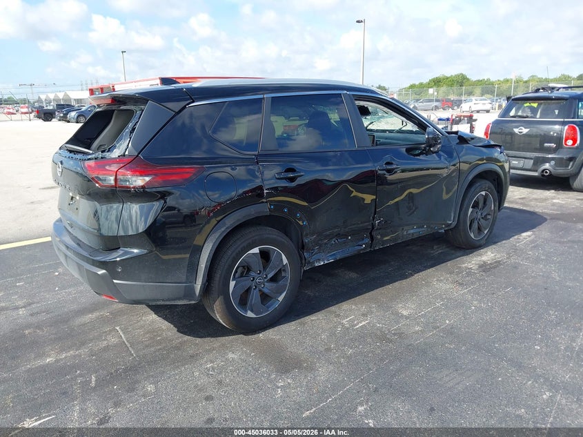 2025 Nissan Rogue VIN JN8BT3BAXSW003984 IAAI salvage auction — ROLLOVER, Certificate Of Destruction (Florida), sold $3,800 on 2026-07-16 (photo 4)
