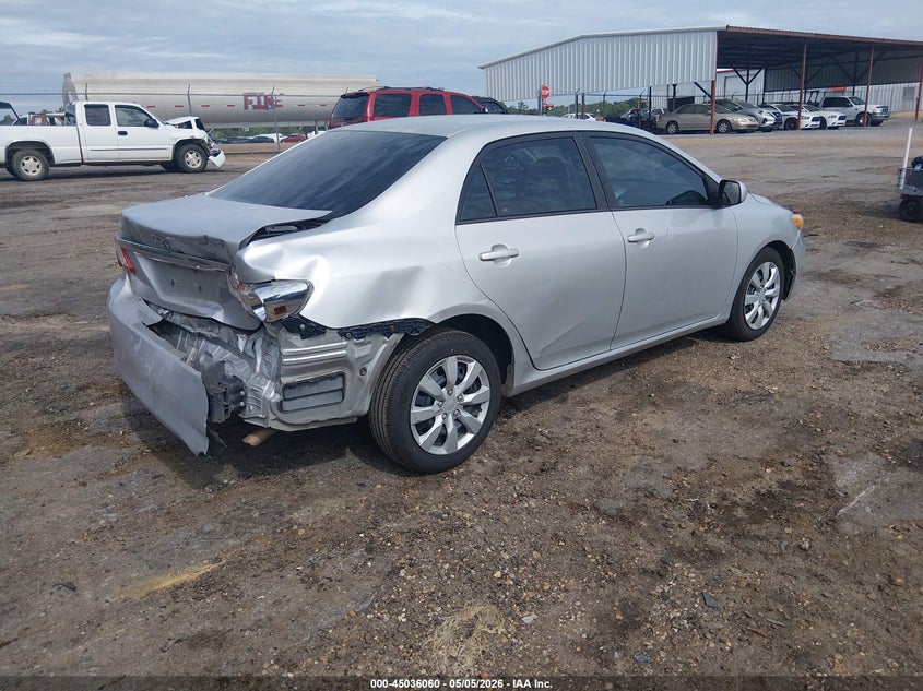 2012 Toyota Corolla VIN 5YFBU4EE4CP052167 IAAI salvage auction — REAR END, Salvage (Mississippi), sold $1,625 on 2026-07-15 (photo 4)
