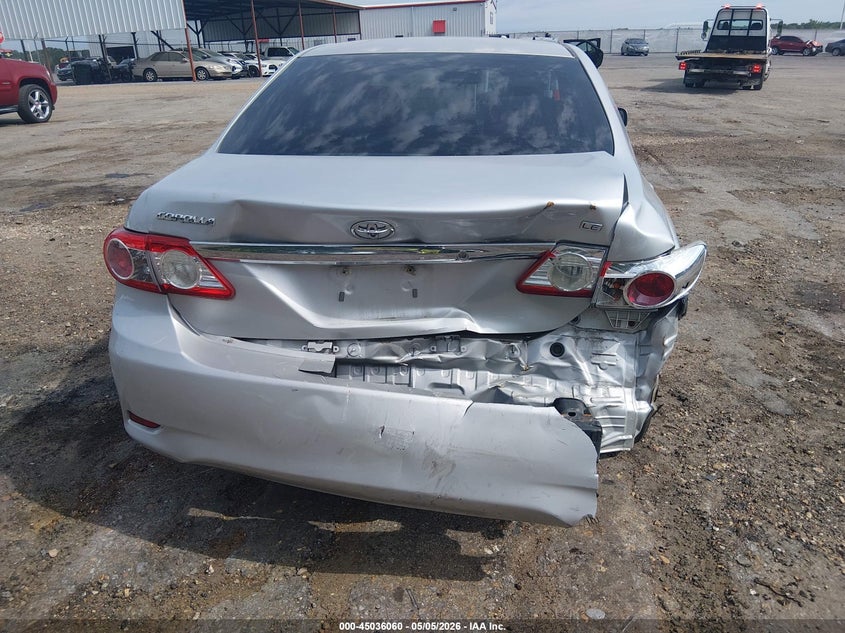 2012 Toyota Corolla VIN 5YFBU4EE4CP052167 IAAI salvage auction — REAR END, Salvage (Mississippi), sold $1,625 on 2026-07-15 (photo 6)