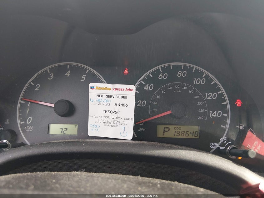 2012 Toyota Corolla VIN 5YFBU4EE4CP052167 IAAI salvage auction — REAR END, Salvage (Mississippi), sold $1,625 on 2026-07-15 (photo 7)
