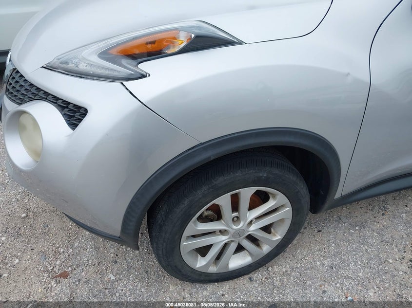 2017 Nissan Juke VIN JN8AF5MR0HT702133 IAAI salvage auction — FRONT & REAR, Original (Texas), sold $700 on 2026-07-28 (photo 6)