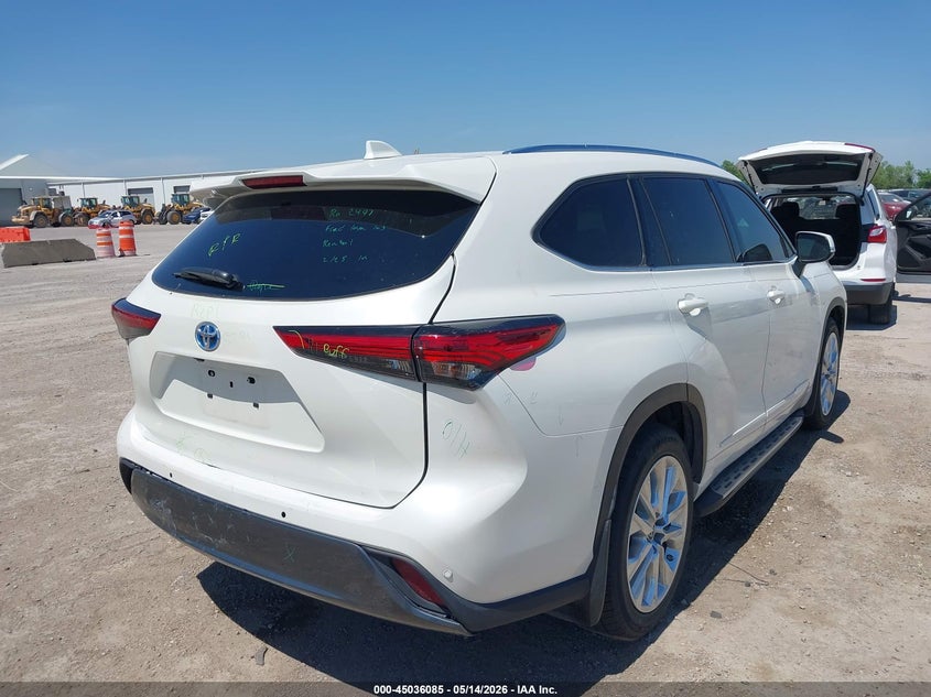 2021 Toyota Highlander VIN 5TDXBRCH3MS527659 IAAI salvage auction — FRONT END, Original (Texas), sold $18,300 on 2026-07-22 (photo 4)