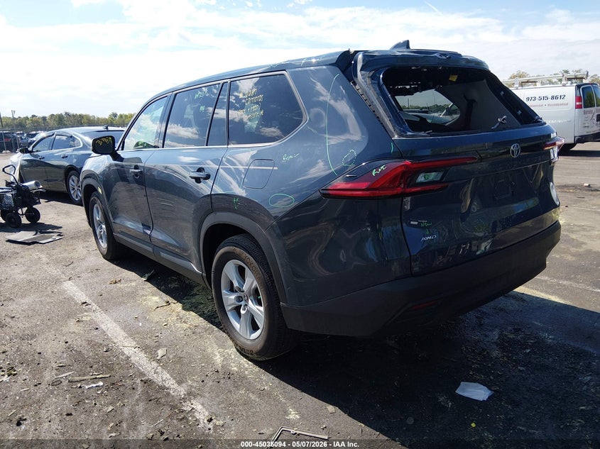 2025 Toyota Highlander VIN 5TDAAAB53SS079034 IAAI salvage auction — RIGHT FRONT, Salvage Title, sold $13,200 on 2026-07-30 (photo 3)