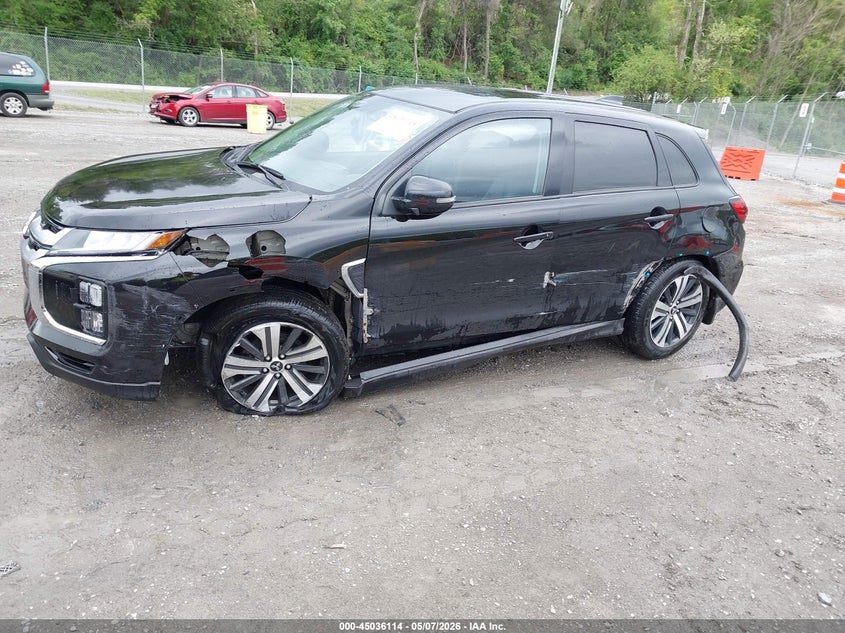 2022 Mitsubishi Outlander VIN JA4APVAU3NU010689 IAAI salvage auction — LEFT SIDE, Salvage (Tennessee), sold $4,250 on 2026-07-14 (photo 6)