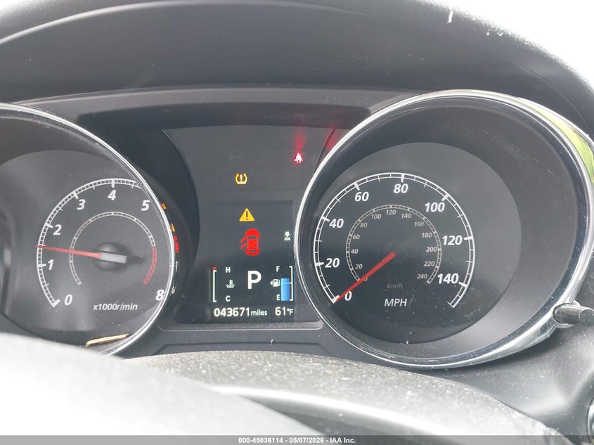 2022 Mitsubishi Outlander VIN JA4APVAU3NU010689 IAAI salvage auction — LEFT SIDE, Salvage (Tennessee), sold $4,250 on 2026-07-14 (photo 7)