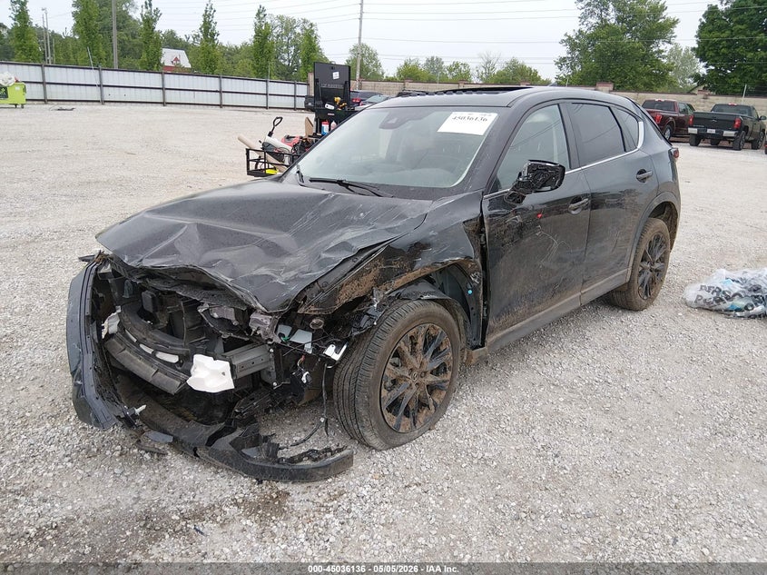 2025 Mazda Cx-5 VIN JM3KFBCMXS0777975 IAAI salvage auction — FRONT & REAR, Salvage (Missouri), sold $3,000 on 2026-07-20 (photo 2)