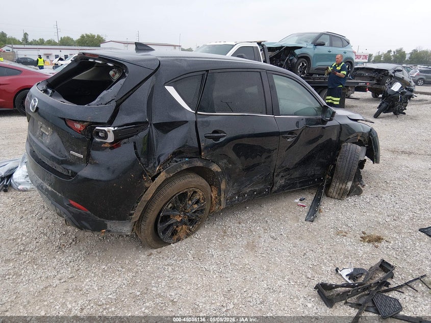 2025 Mazda Cx-5 VIN JM3KFBCMXS0777975 IAAI salvage auction — FRONT & REAR, Salvage (Missouri), sold $3,000 on 2026-07-20 (photo 4)