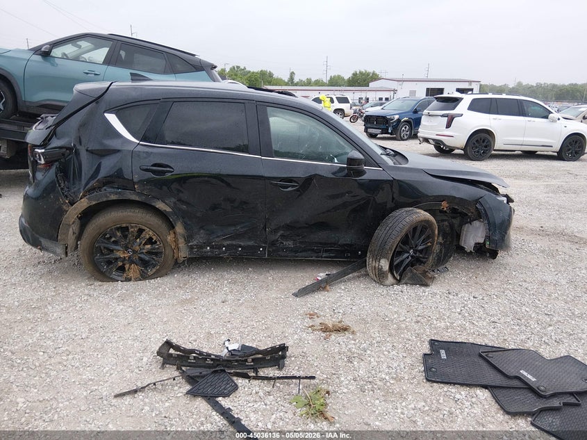 2025 Mazda Cx-5 VIN JM3KFBCMXS0777975 IAAI salvage auction — FRONT & REAR, Salvage (Missouri), sold $3,000 on 2026-07-20 (photo 6)