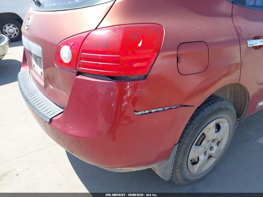 2011 Nissan Rogue VIN JN8AS5MT0BW190547 IAAI salvage auction — REAR END, Original (Texas), sold $325 on 2026-07-28 (photo 6)