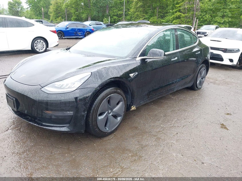 2019 Tesla Model 3 VIN 5YJ3E1EA4KF305138 IAAI salvage auction — RIGHT FRONT, Salvage - Greater Than 75% (Maryland), sold $6,825 on 2026-07-15 (photo 2)