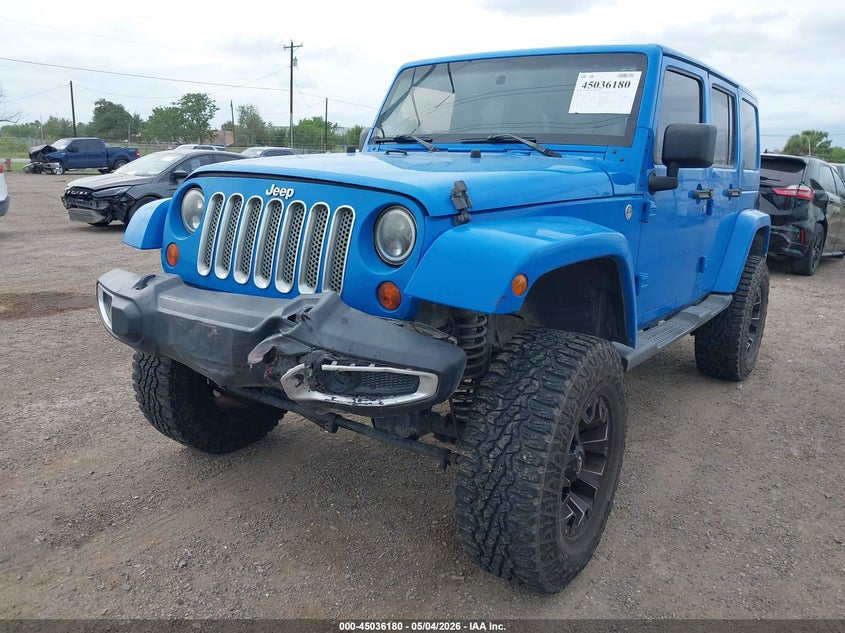 2011 Jeep Wrangler / VIN 1J4BA5H15BL559216 IAAI salvage auction — FRONT END, Original (Texas), sold $3,300 on 2026-07-22 (photo 6)