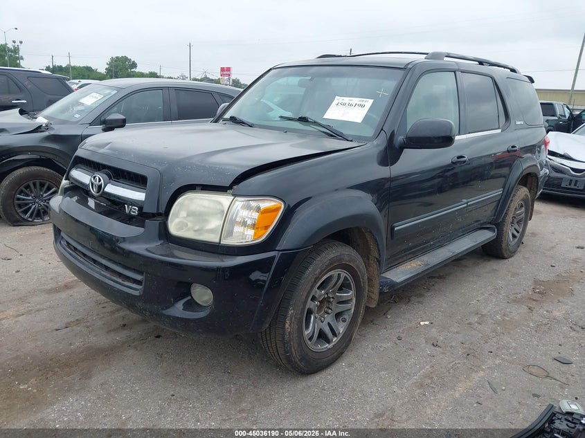 2005 Toyota Sequoia VIN 5TDZT38A95S260138 IAAI salvage auction — UNKNOWN, Original (Texas), sold $1,350 on 2026-07-09 (photo 2)