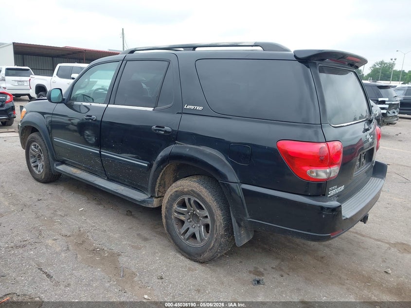 2005 Toyota Sequoia VIN 5TDZT38A95S260138 IAAI salvage auction — UNKNOWN, Original (Texas), sold $1,350 on 2026-07-09 (photo 3)