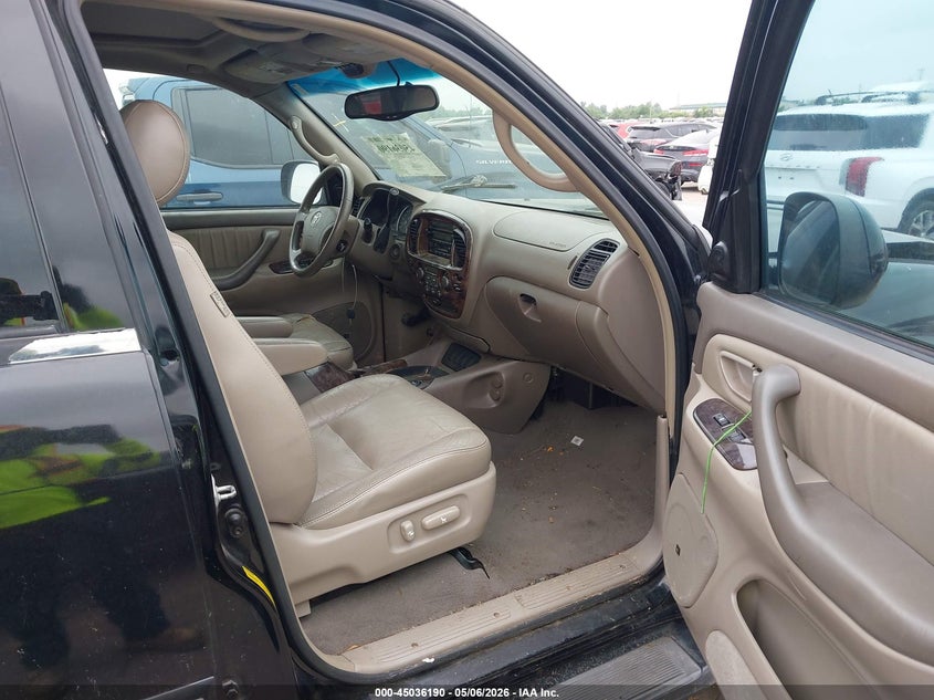 2005 Toyota Sequoia VIN 5TDZT38A95S260138 IAAI salvage auction — UNKNOWN, Original (Texas), sold $1,350 on 2026-07-09 (photo 5)