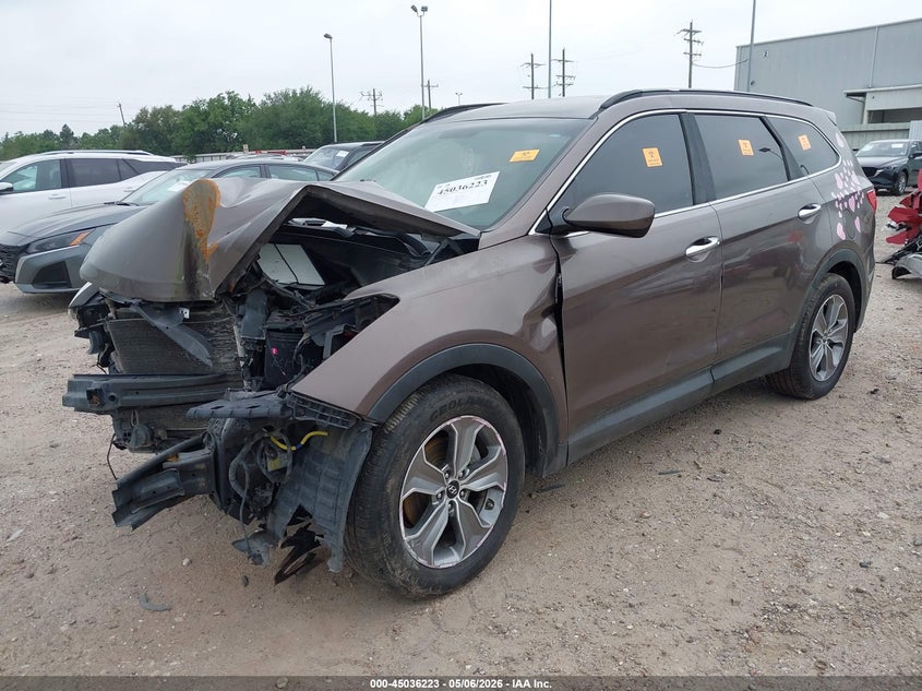 2015 Hyundai Santa fe VIN KM8SMDHF1FU093833 IAAI salvage auction — BIO HAZARD, Salvage (Texas), sold $275 on 2026-07-16 (photo 2)