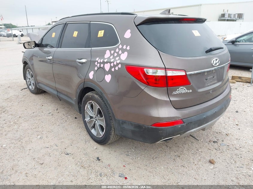 2015 Hyundai Santa fe VIN KM8SMDHF1FU093833 IAAI salvage auction — BIO HAZARD, Salvage (Texas), sold $275 on 2026-07-16 (photo 3)